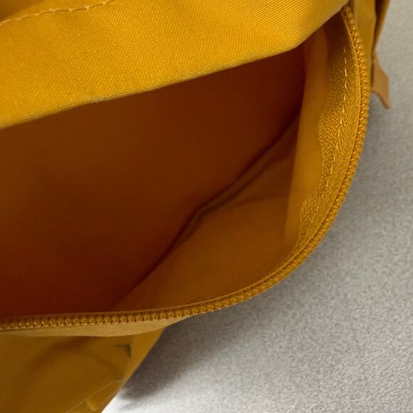 Fjallraven Backback Kanken Yellow School Outdoors Handles Pockets 23510 FLAWED - Picture 12 of 16